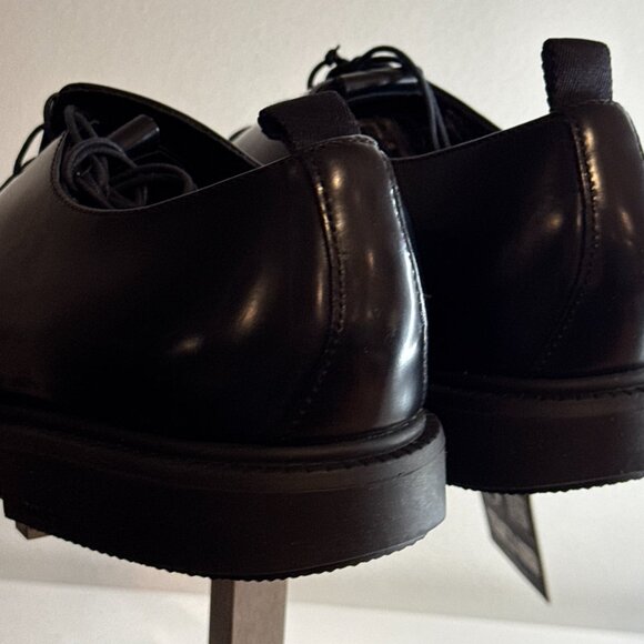 BOSS Mens Larry Brush Off Leather Derby Dress Shoe Oxford US size 12 new - Picture 4 of 14